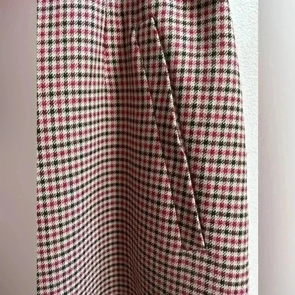 NEW Persona By Marina Rinaldi Cammino Plaid Houndstooth Pencil Skirt | Women’s 8 - Picture 3 of 11
